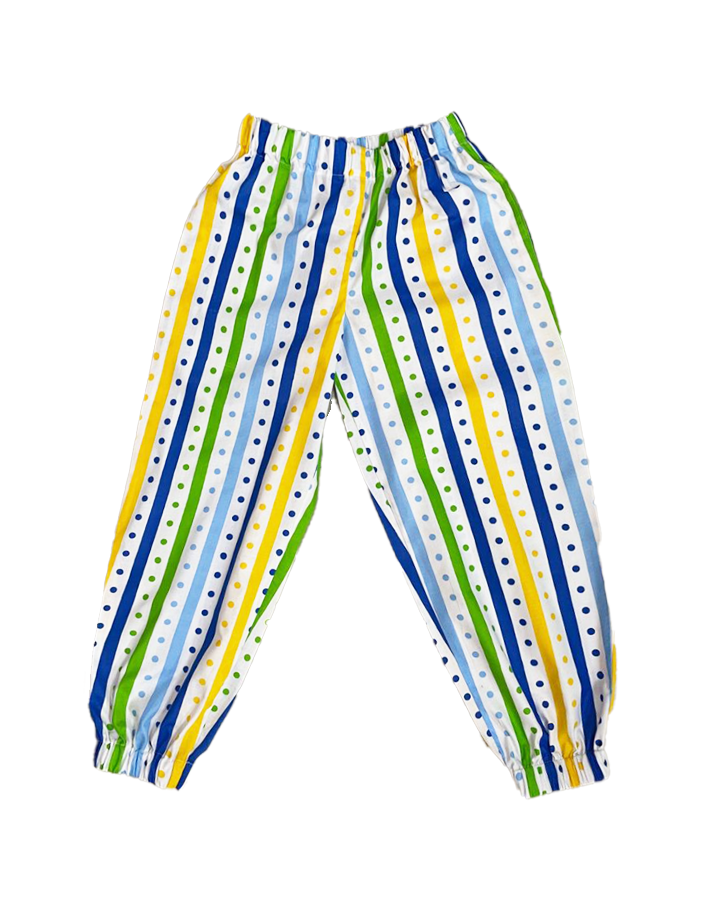 Multi-Colour Striped Top and Bottom