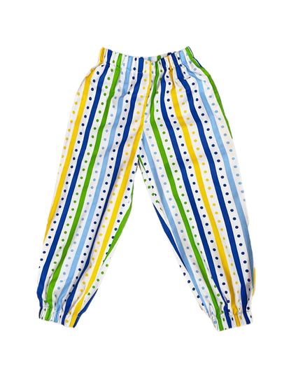Multi-Colour Striped Top and Bottom